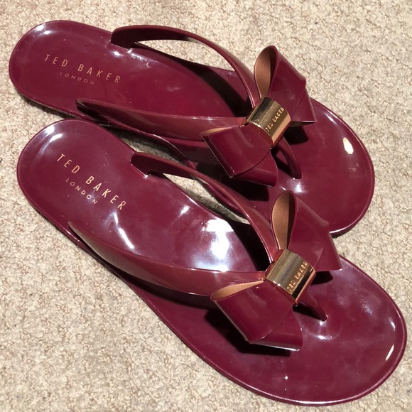 ted baker red sandals